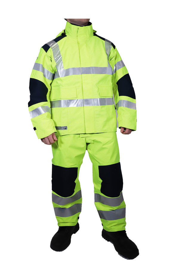 ARC FLASH GORE-TEX PYRAD HI-VIS RAIN SUIT